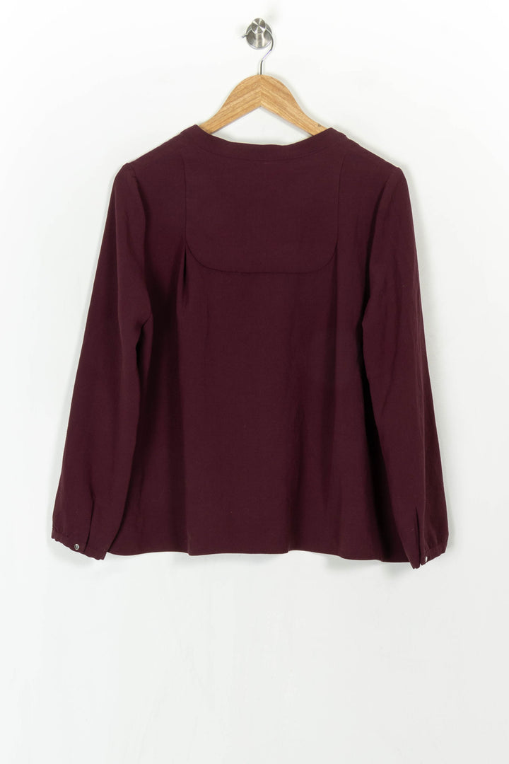 Blouse Bordeaux - Taille M/38 de la marque ba&amp;sh | PARAD120516 - Vendu par Paradigme - Image 5