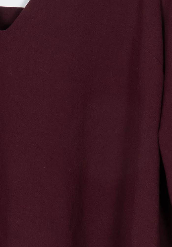 Blouse Bordeaux - Taille M/38 de la marque ba&amp;sh | PARAD120516 - Vendu par Paradigme - Image 3