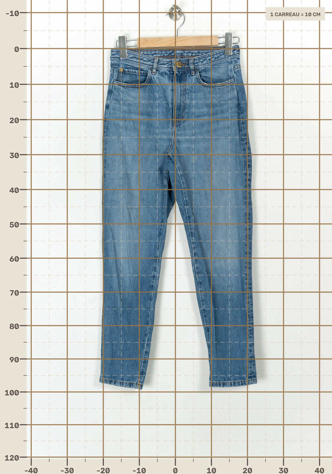 Jean Bleu - Taille M/38 de la marque Sessùn | PARAD120518 - Vendu par Paradigme - Image 4