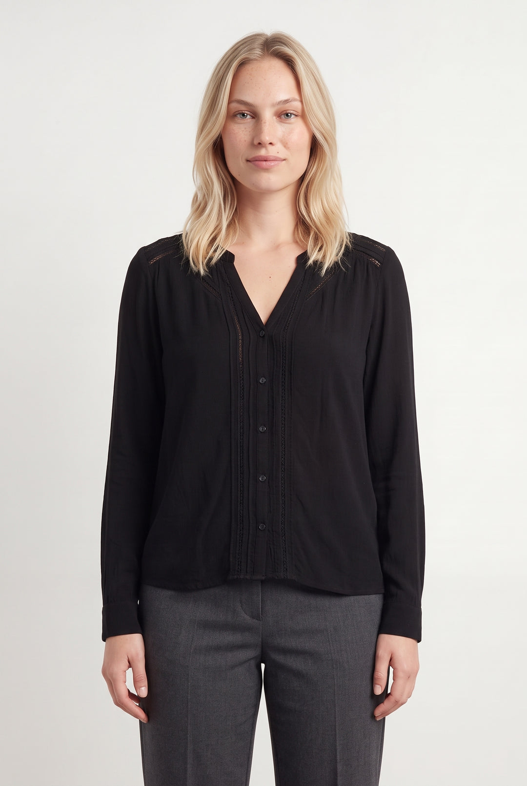 Blouse Noire - Taille L/40 de la marque Comptoir des Cotonniers | PARAD120519 - Vendu par Paradigme - Image 1