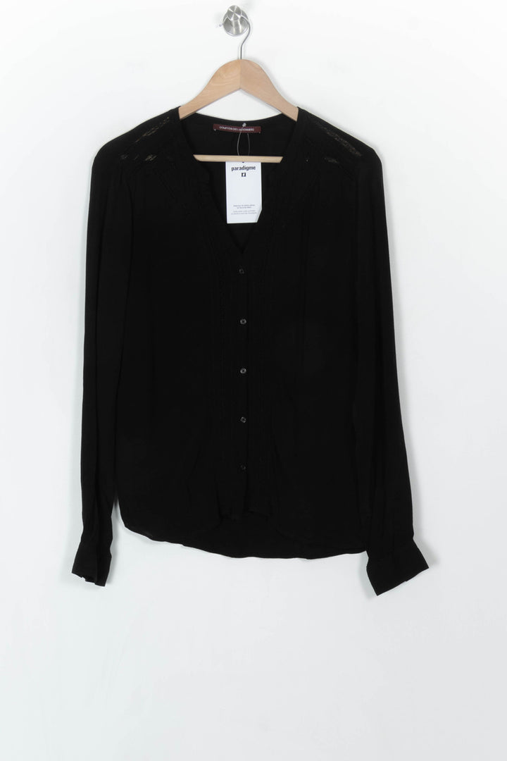Blouse Noire - Taille L/40 de la marque Comptoir des Cotonniers | PARAD120519 - Vendu par Paradigme - Image 2