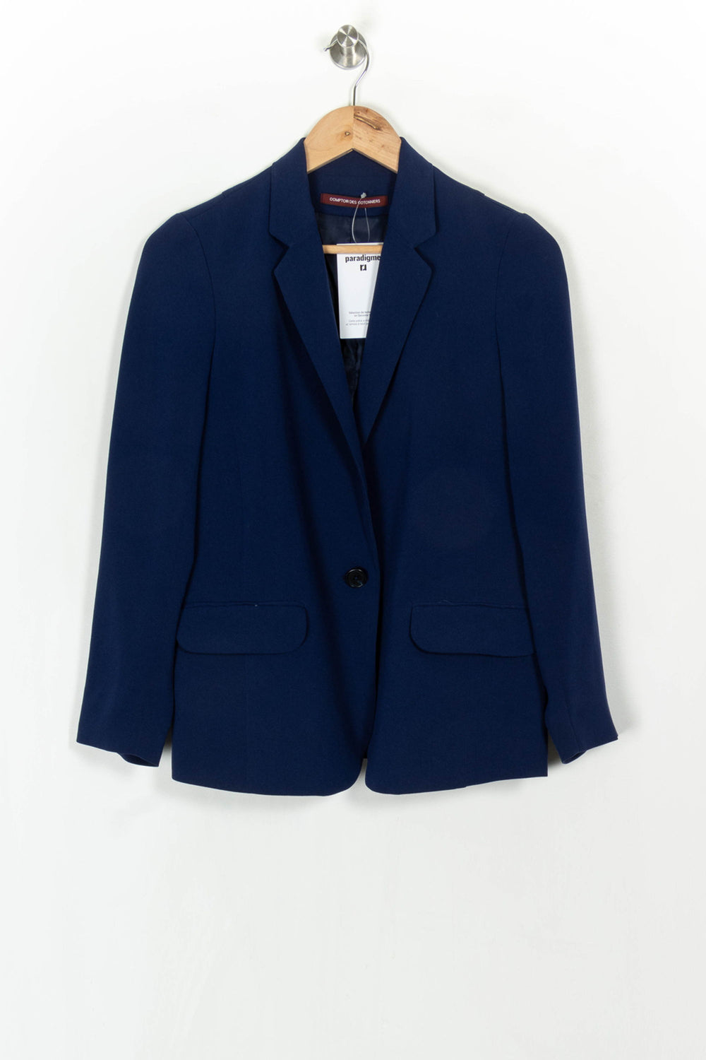 Blazer Bleu - Taille XS/34 de la marque Comptoir des Cotonniers | PARAD120520 - Vendu par Paradigme - Image 2