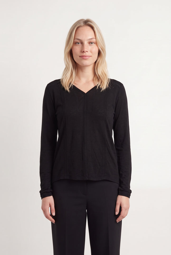 Blouse Noire - Taille L/40 de la marque Comptoir des Cotonniers | PARAD120524 - Vendu par Paradigme - Image 1