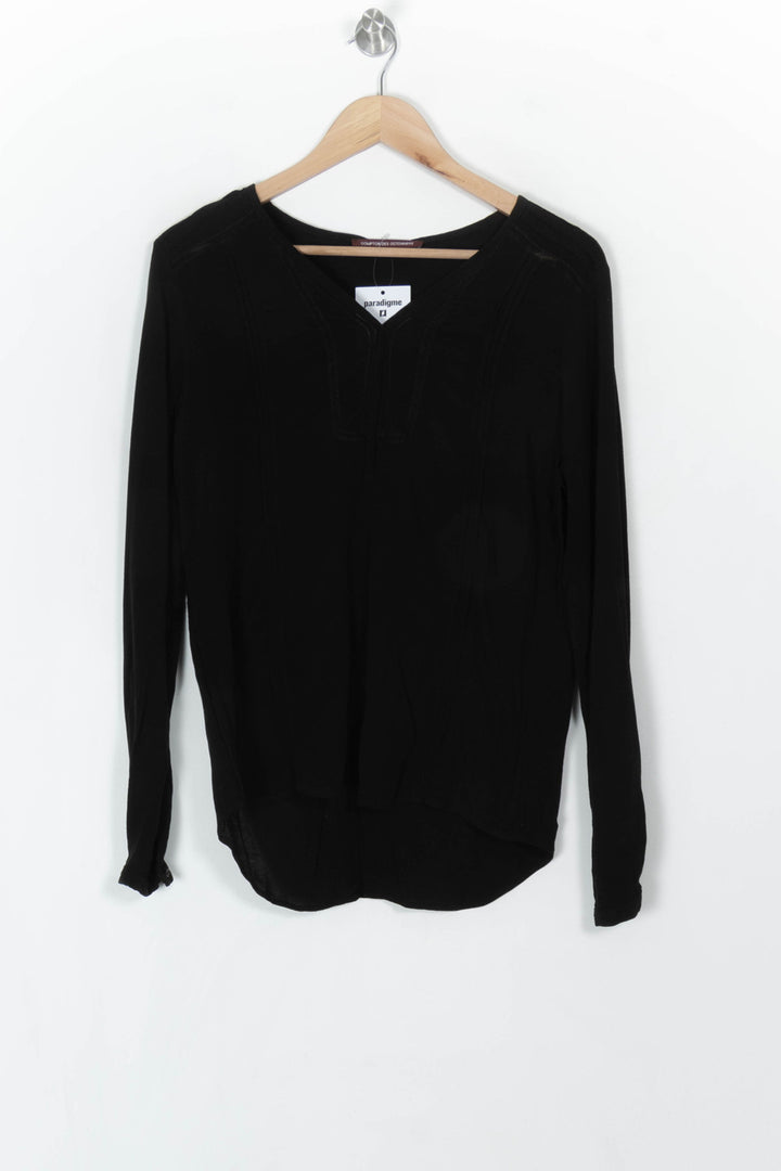 Blouse Noire - Taille L/40 de la marque Comptoir des Cotonniers | PARAD120524 - Vendu par Paradigme - Image 2