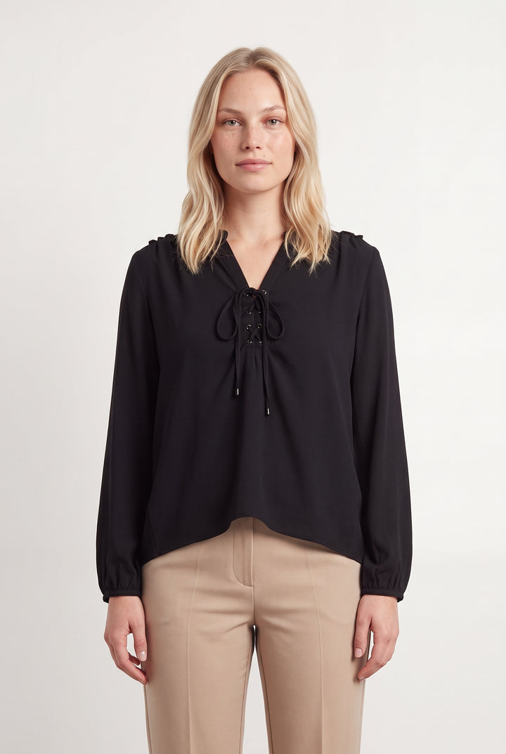 Blouse Noire - Taille L/40 de la marque Maison 123 | PARAD120527 - Vendu par Paradigme - Image 1