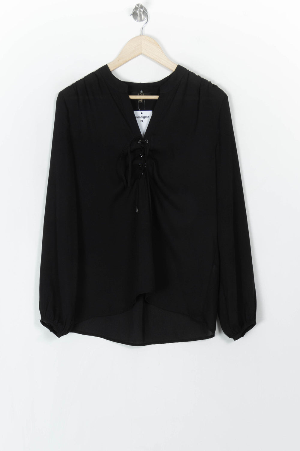 Blouse Noire - Taille L/40 de la marque Maison 123 | PARAD120527 - Vendu par Paradigme - Image 2