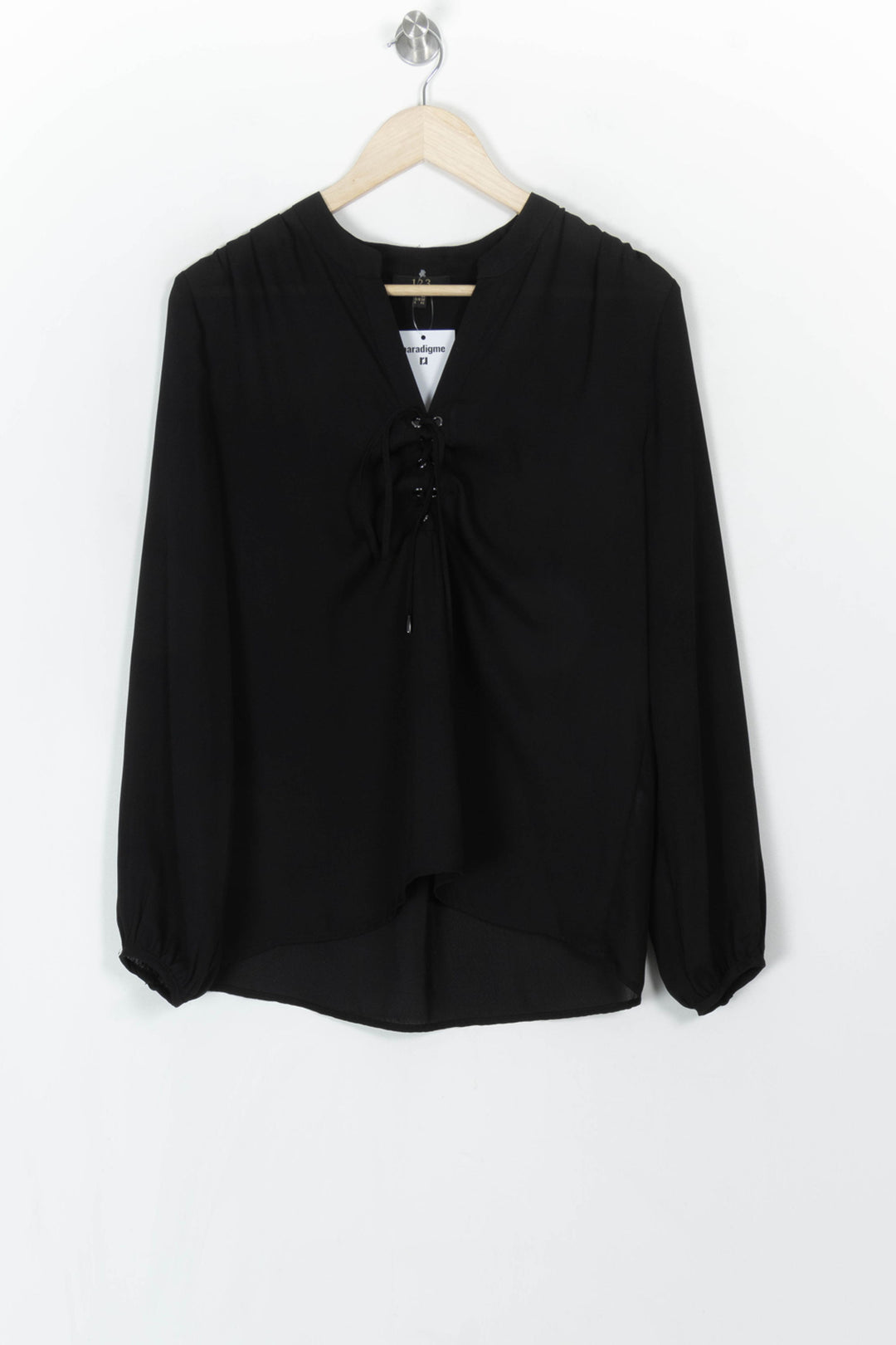 Blouse Noire - Taille L/40 de la marque Maison 123 | PARAD120527 - Vendu par Paradigme - Image 2