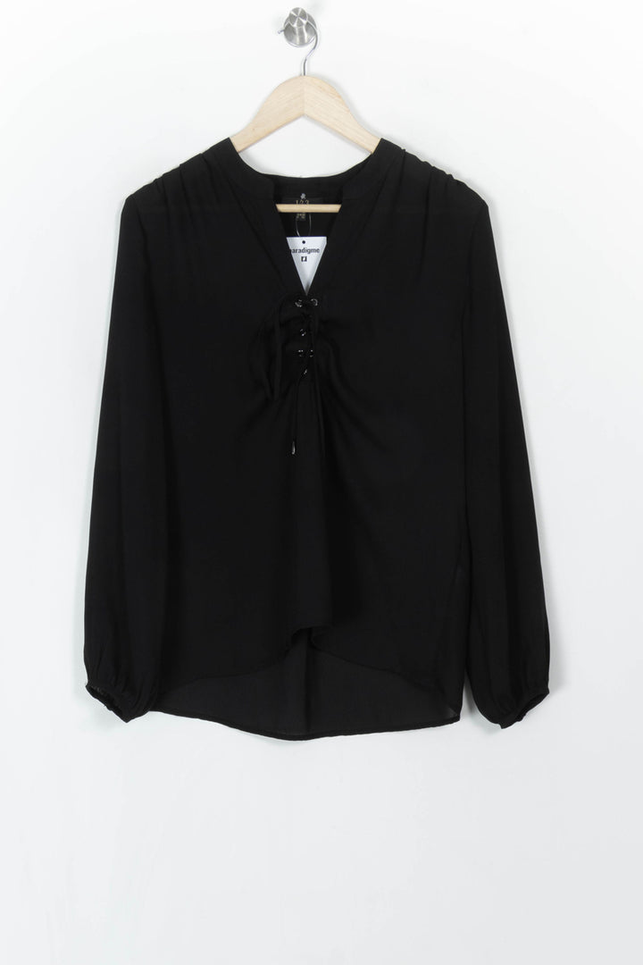 Blouse Noire - Taille L/40 de la marque Maison 123 | PARAD120527 - Vendu par Paradigme - Image 2