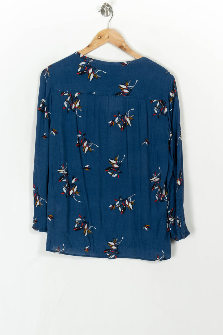 Blouse Bleue - Taille L/40 de la marque Caroll | PARAD120528 - Vendu par Paradigme - Image 5