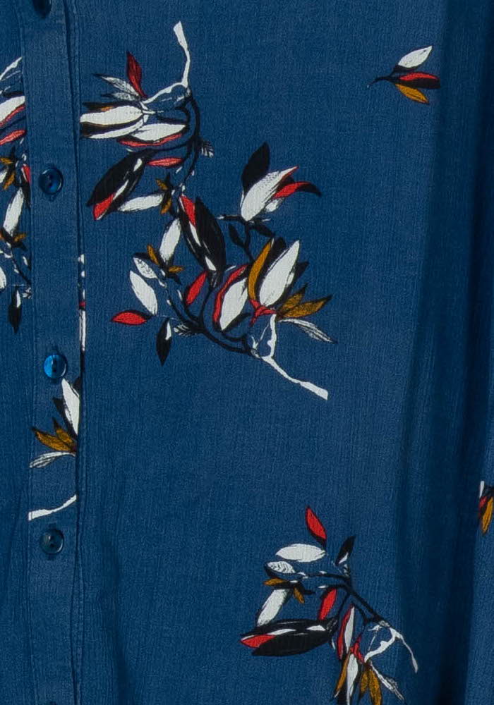 Blouse Bleue - Taille L/40 de la marque Caroll | PARAD120528 - Vendu par Paradigme - Image 3