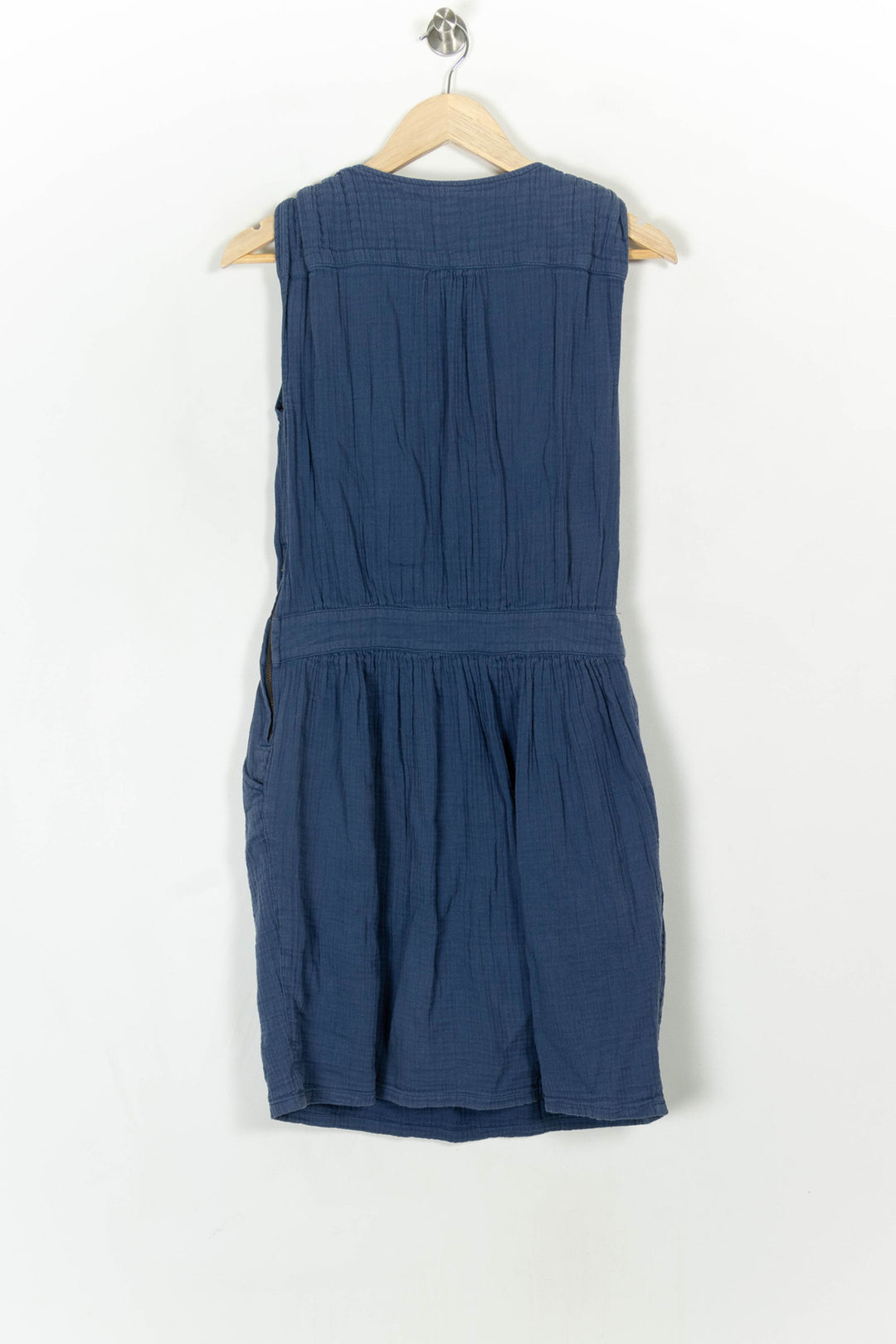 Robe Chemise Bleue - Taille M/38 de la marque Sessùn | PARAD120531 - Vendu par Paradigme - Image 5
