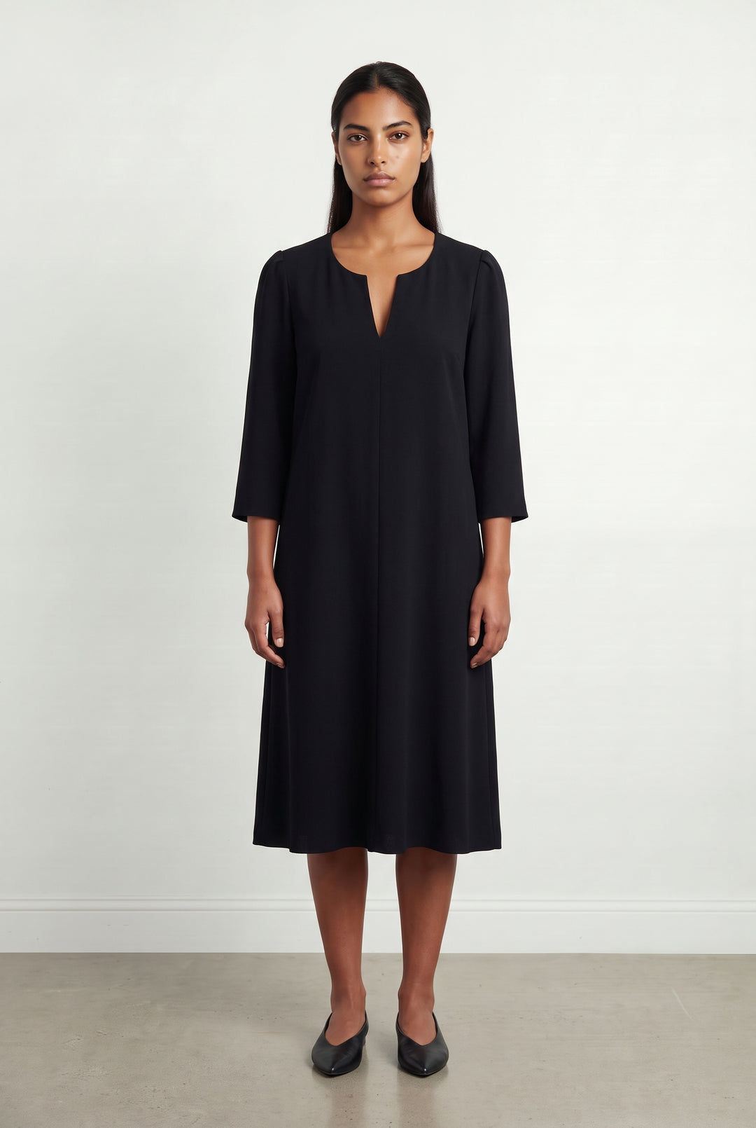 Robe Midi Bleue - Taille L/40 de la marque Caroll | PARAD120532 - Vendu par Paradigme - Image 1