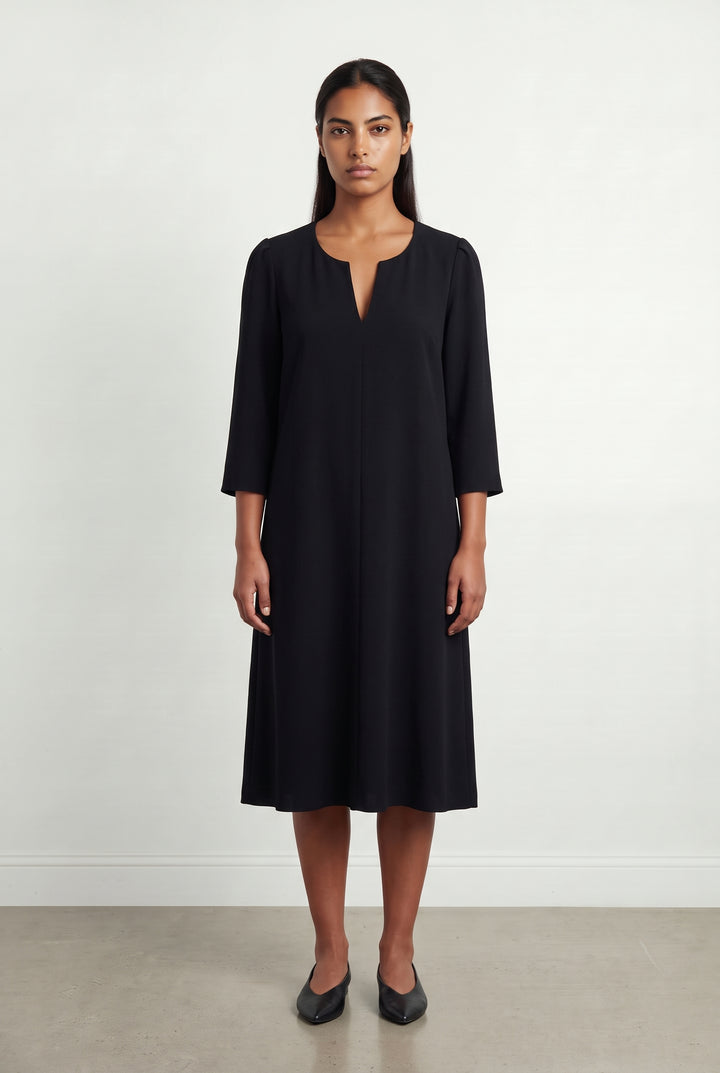 Robe Midi Bleue - Taille L/40 de la marque Caroll | PARAD120532 - Vendu par Paradigme - Image 1
