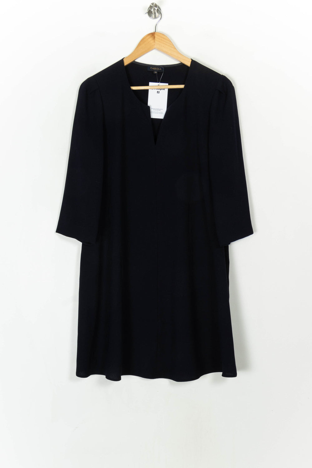 Robe Midi Bleue - Taille L/40 de la marque Caroll | PARAD120532 - Vendu par Paradigme - Image 2