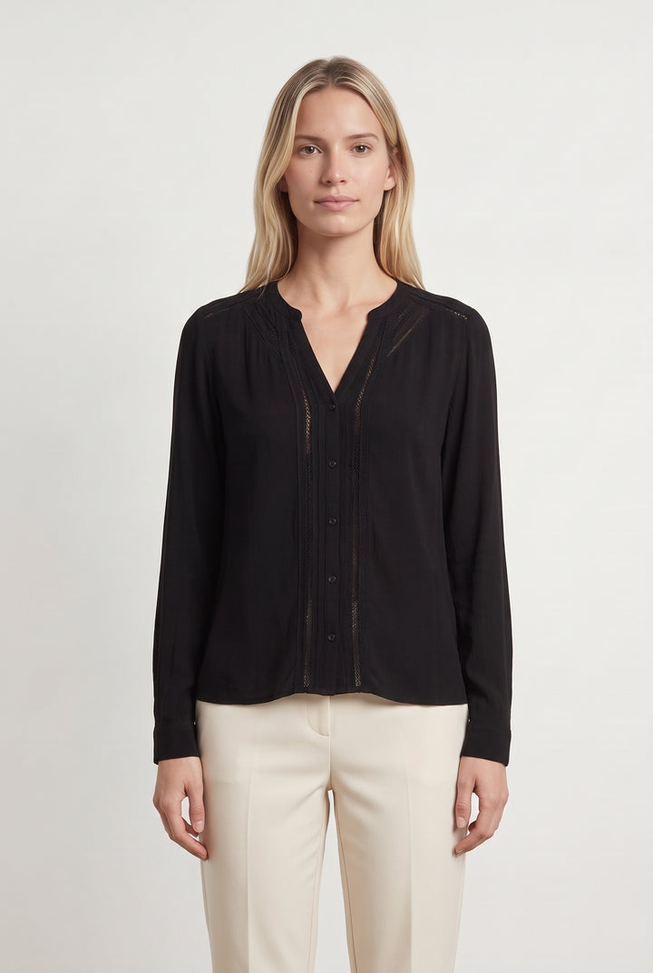 Blouse Noire - Taille M/38 de la marque Comptoir des Cotonniers | PARAD120533 - Vendu par Paradigme - Image 1