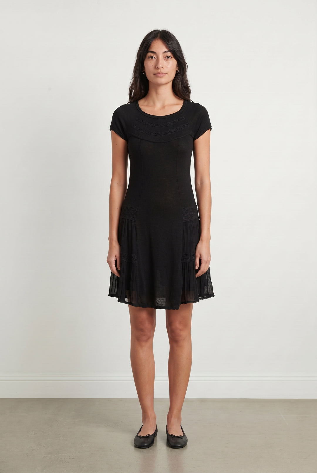 Robe Noire - Taille S/36 de la marque La Fée Maraboutée | PARAD120539 - Vendu par Paradigme - Image 1