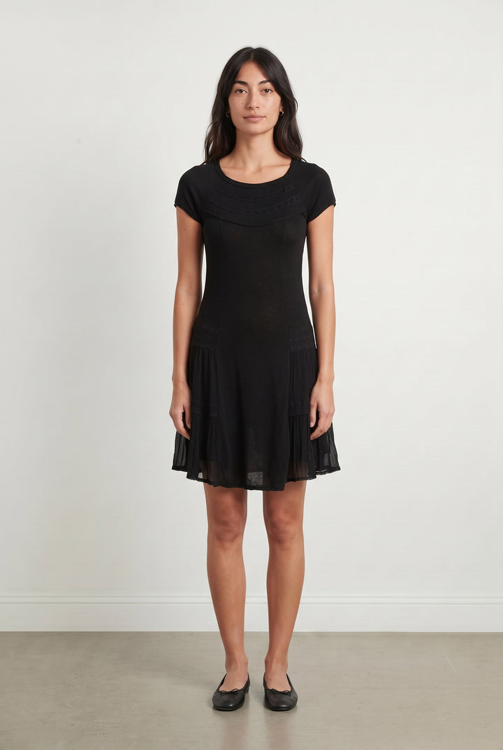 Robe Noire - Taille S/36 de la marque La Fée Maraboutée | PARAD120539 - Vendu par Paradigme - Image 1