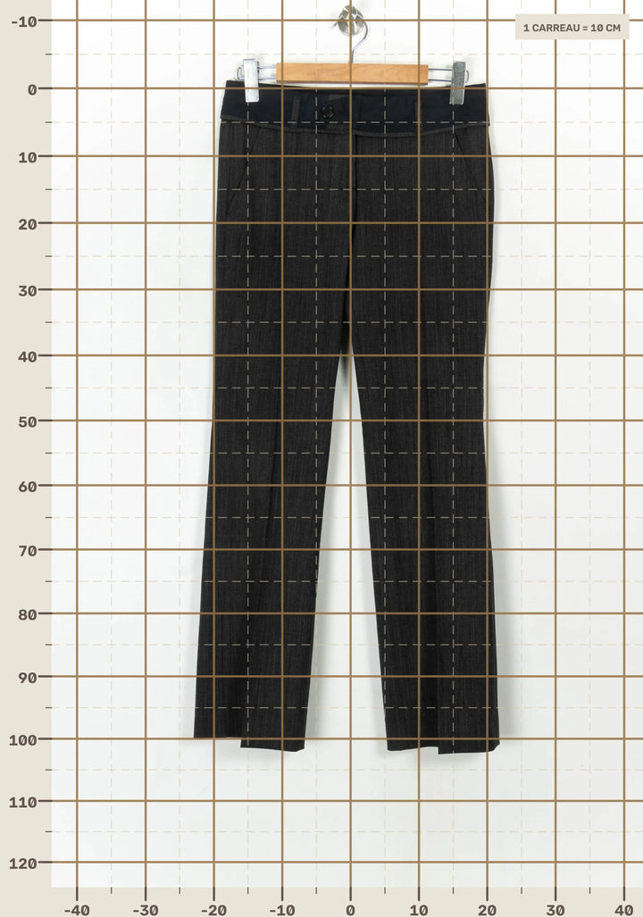 Pantalon De Costume Gris - Taille M/38 de la marque Comptoir des Cotonniers | PARAD120540 - Vendu par Paradigme - Image 4