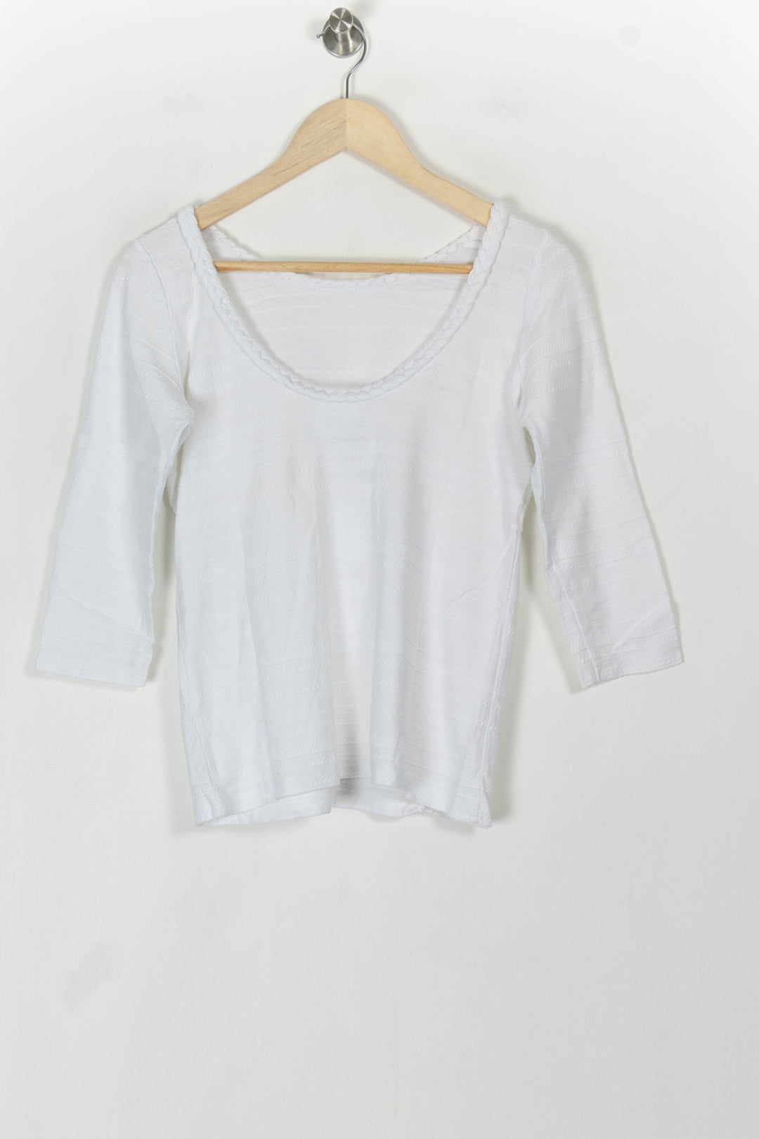 Tee-shirt Blanc - Taille S/36 de la marque Sézane | PARAD120543 - Vendu par Paradigme - Image 5