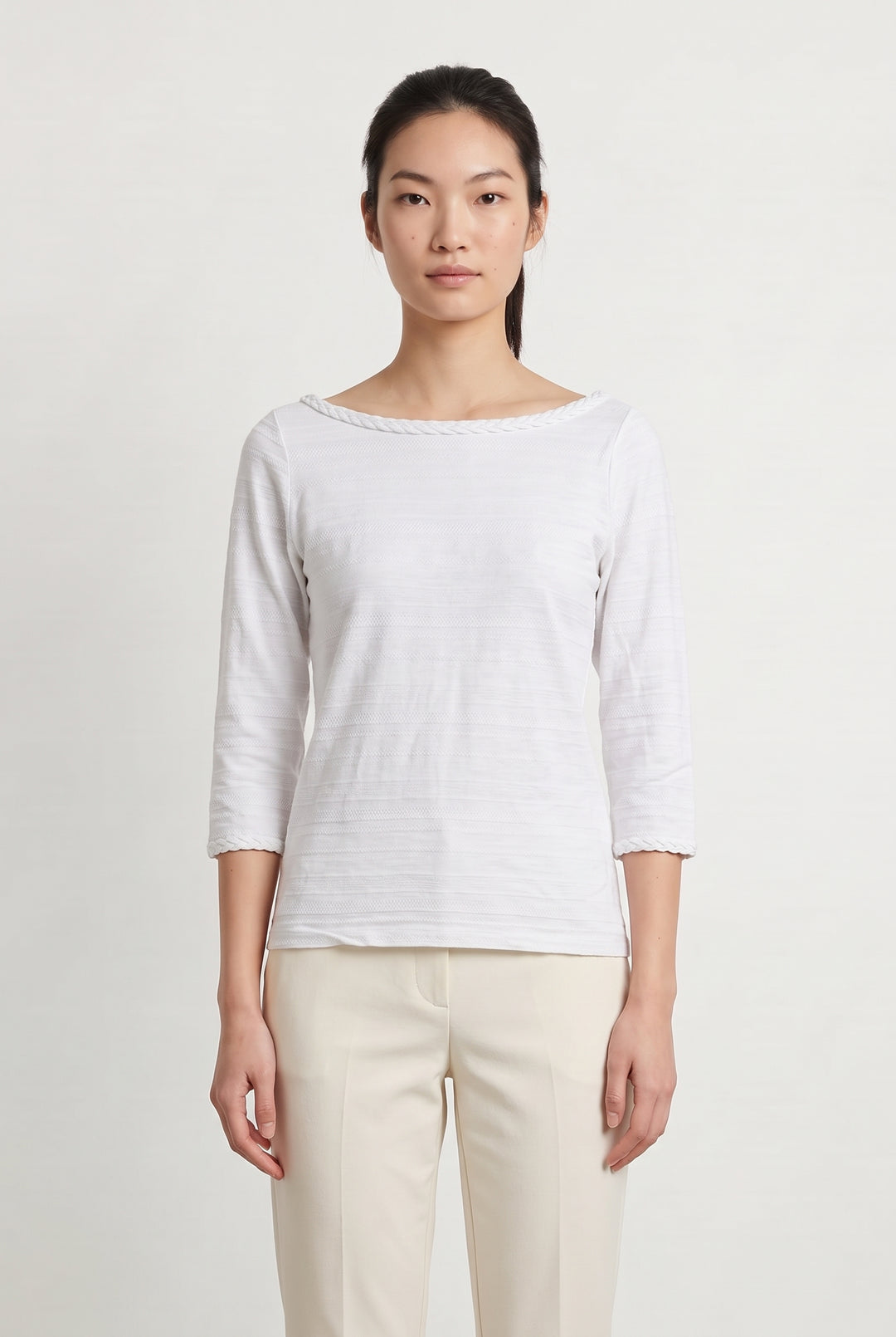 Tee-shirt Blanc - Taille S/36 de la marque Sézane | PARAD120543 - Vendu par Paradigme - Image 1