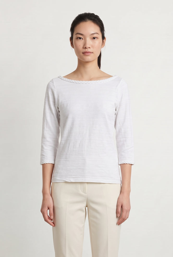 Tee-shirt Blanc - Taille S/36 de la marque Sézane | PARAD120543 - Vendu par Paradigme - Image 1