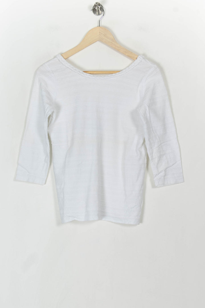Tee-shirt Blanc - Taille S/36 de la marque Sézane | PARAD120543 - Vendu par Paradigme - Image 2