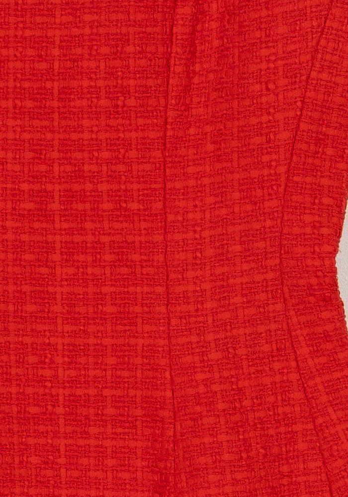 Robe Courte Rouge - Taille XS/34 de la marque Maje | PARAD120544 - Vendu par Paradigme - Image 3