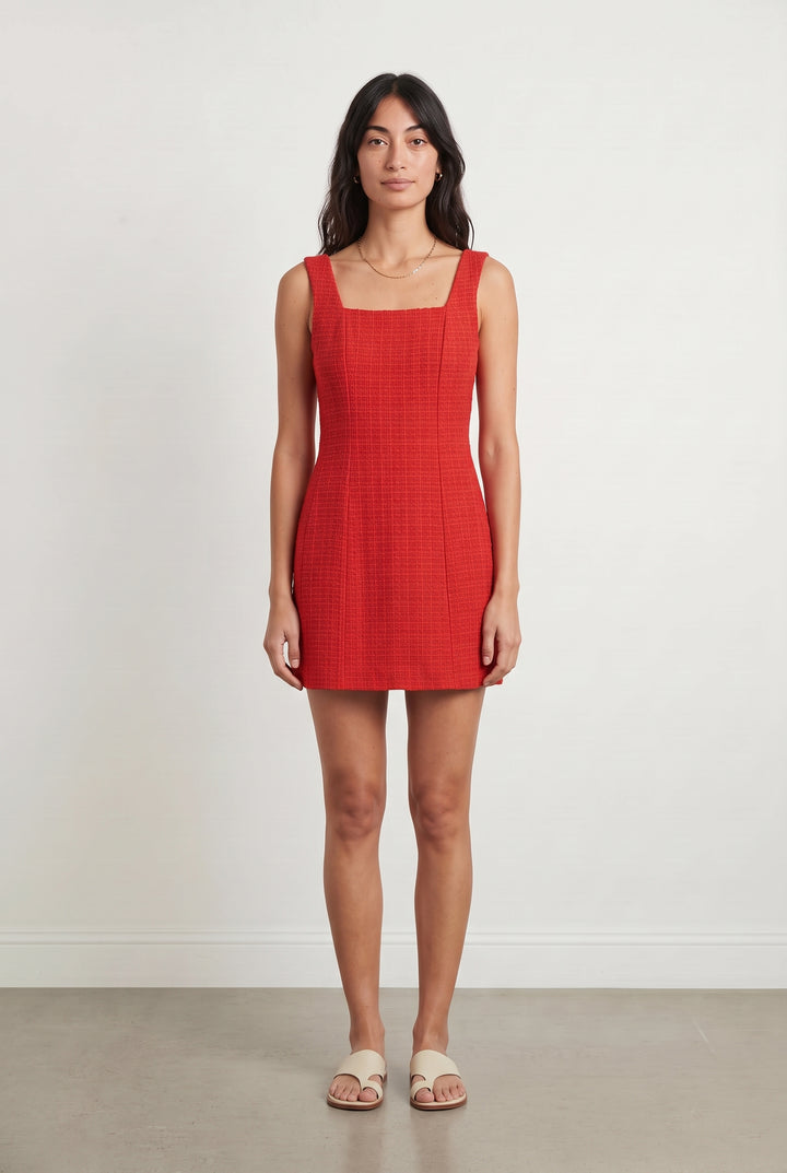 Robe Courte Rouge - Taille XS/34 de la marque Maje | PARAD120544 - Vendu par Paradigme - Image 1