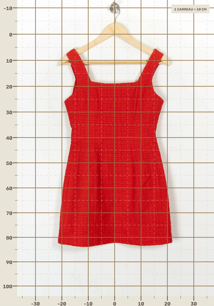 Robe Courte Rouge - Taille XS/34 de la marque Maje | PARAD120544 - Vendu par Paradigme - Image 4