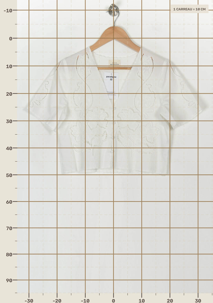 Blouse Blanche - Taille XS/34 de la marque Petite Mendigote | PARAD120547 - Vendu par Paradigme - Image 4