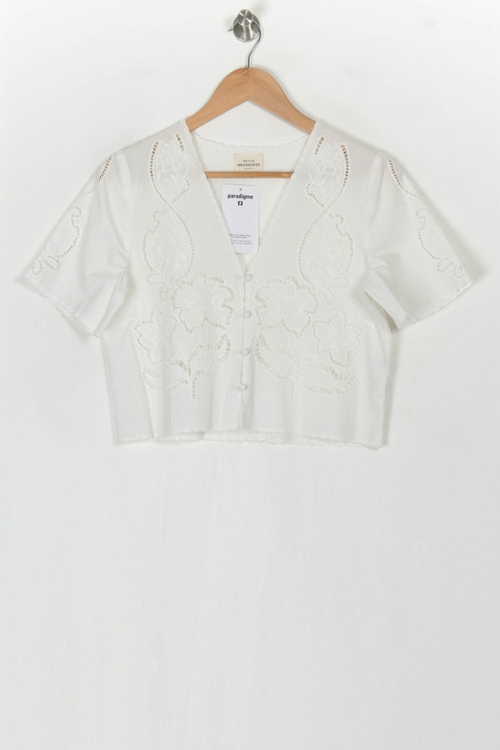Blouse Blanche - Taille XS/34 de la marque Petite Mendigote | PARAD120547 - Vendu par Paradigme - Image 2