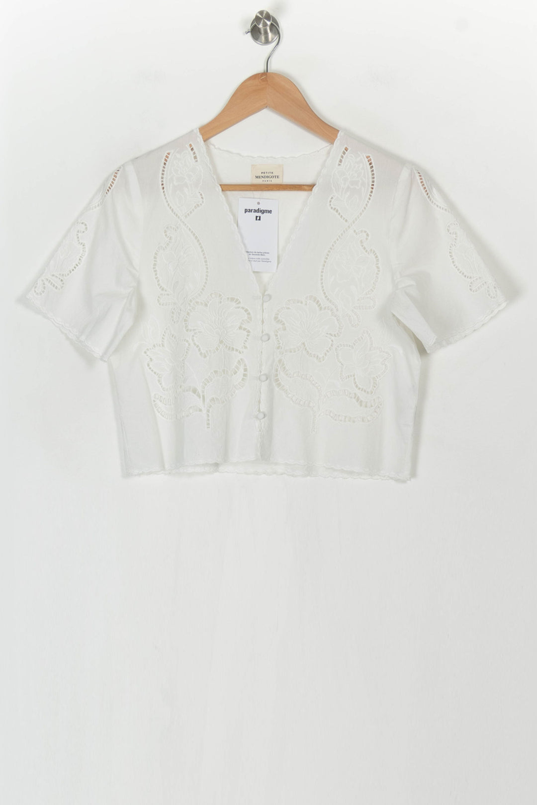 Blouse Blanche - Taille XS/34 de la marque Petite Mendigote | PARAD120547 - Vendu par Paradigme - Image 2