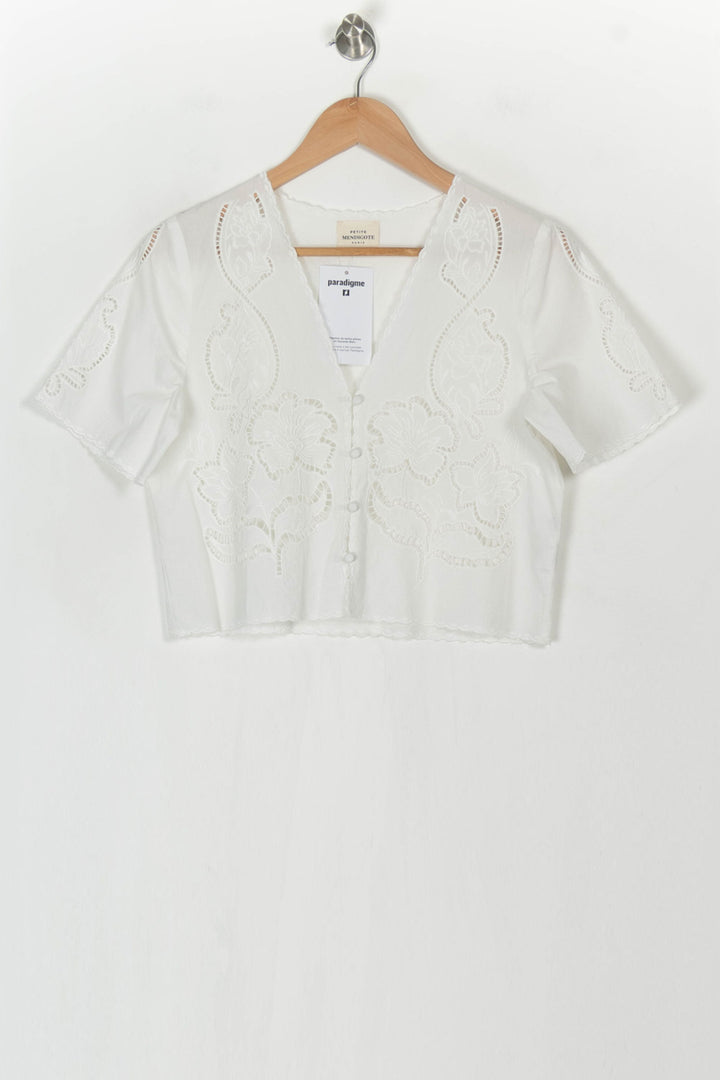 Blouse Blanche - Taille XS/34 de la marque Petite Mendigote | PARAD120547 - Vendu par Paradigme - Image 2