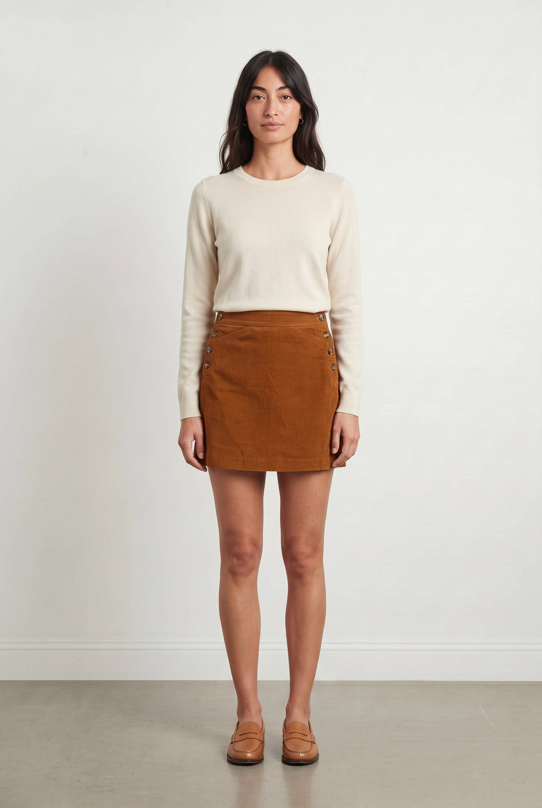 Jupe Orange - Taille S/36 de la marque Petite Mendigote | PARAD120549 - Vendu par Paradigme - Image 1