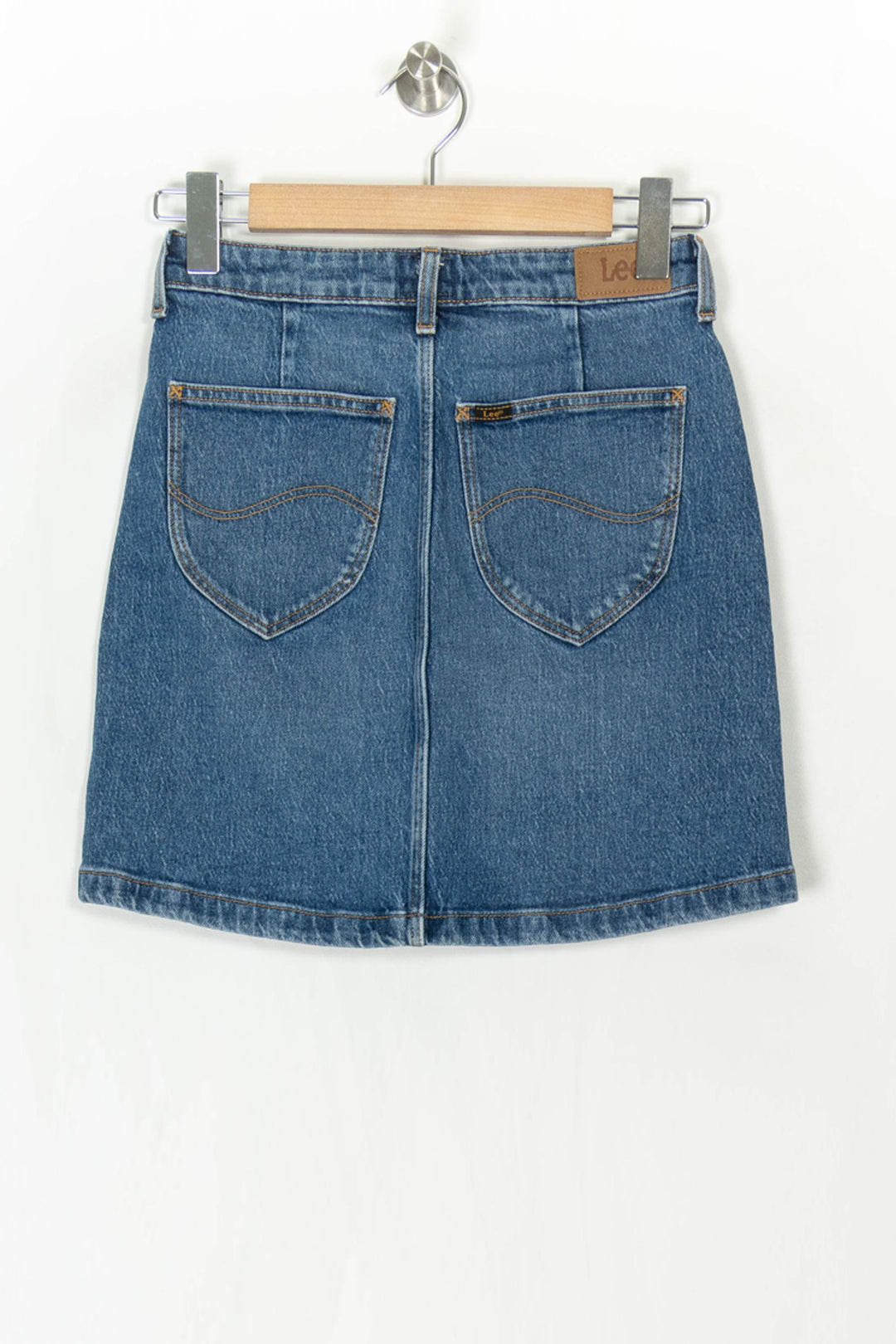 Jupe en Jean Bleue - Taille XS/34 de la marque Lee | PARAD120552 - Vendu par Paradigme - Image 5