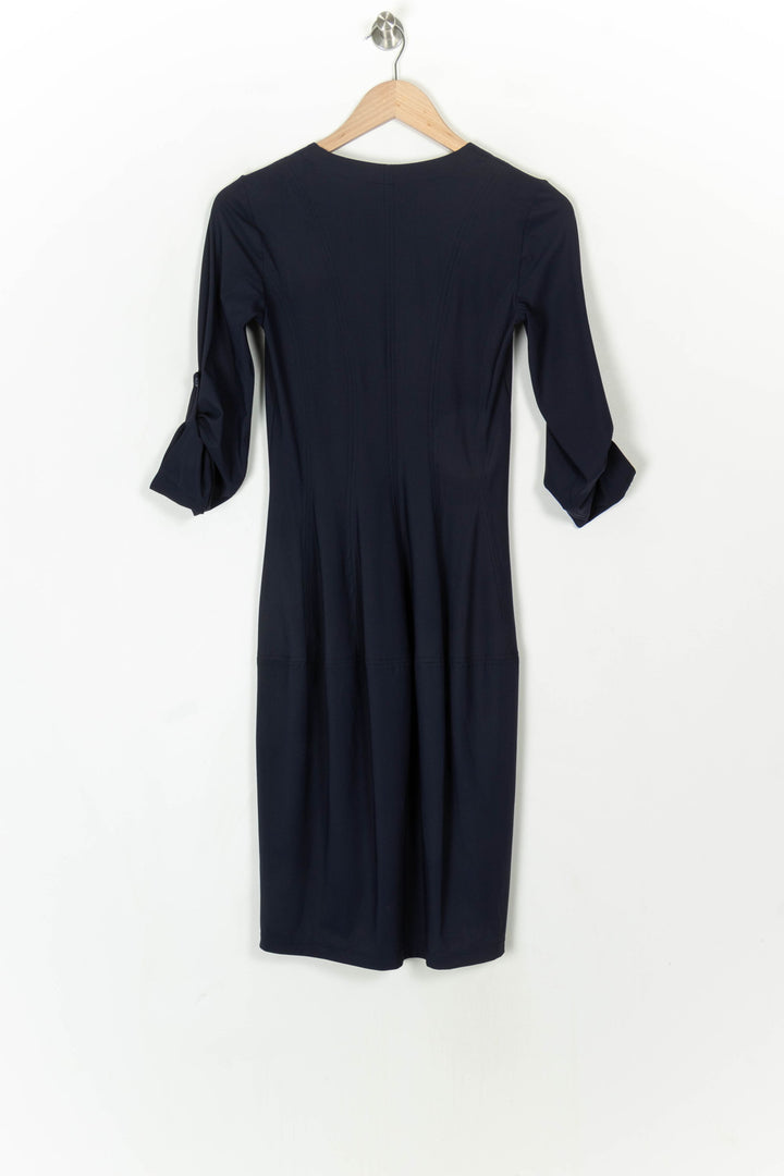 Robe Midi Bleue - Taille S/36 de la marque Indies | PARAD120553 - Vendu par Paradigme - Image 5