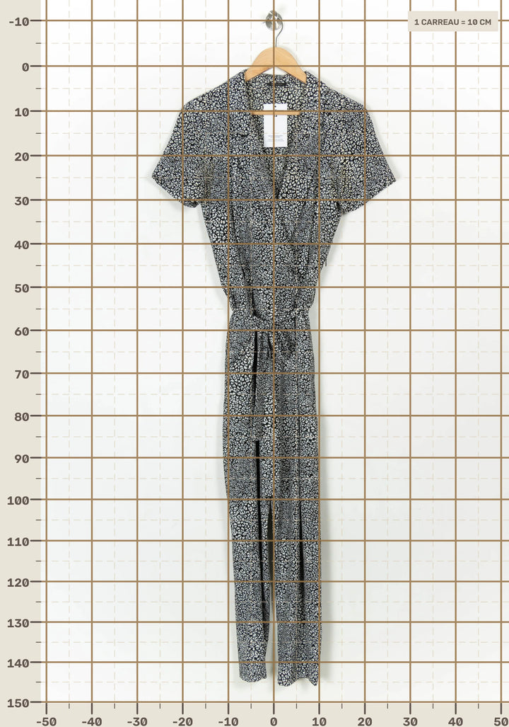 Combinaison Grise et Blanche - Taille S/36 de la marque IKKS | PARAD120555 - Vendu par Paradigme - Image 4