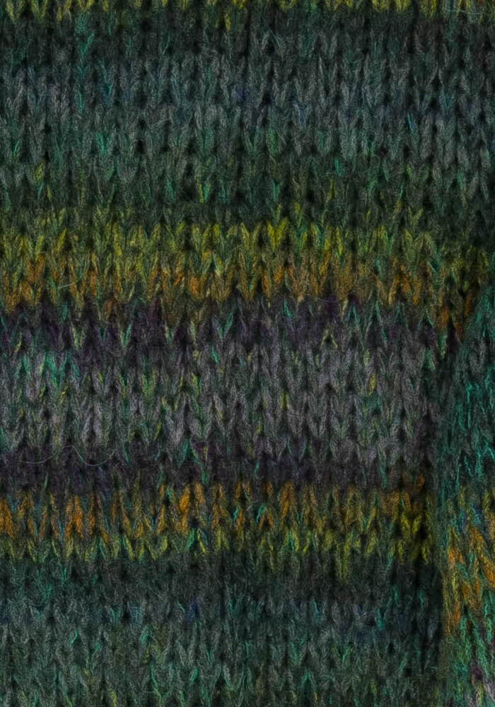 Pull Vert et Jaune - Taille XS/34 de la marque La Fée Maraboutée | PARAD120556 - Vendu par Paradigme - Image 3