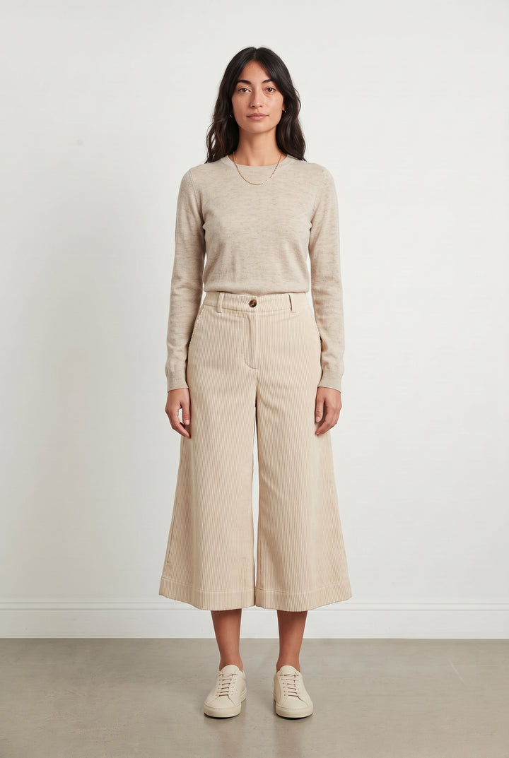 Pantalon Large Beige - Taille S/36 de la marque La Fée Maraboutée | PARAD120557 - Vendu par Paradigme - Image 1
