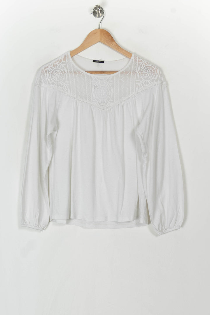 Blouse Blanche - Taille S/36 de la marque One Step | PARAD120559 - Vendu par Paradigme - Image 2