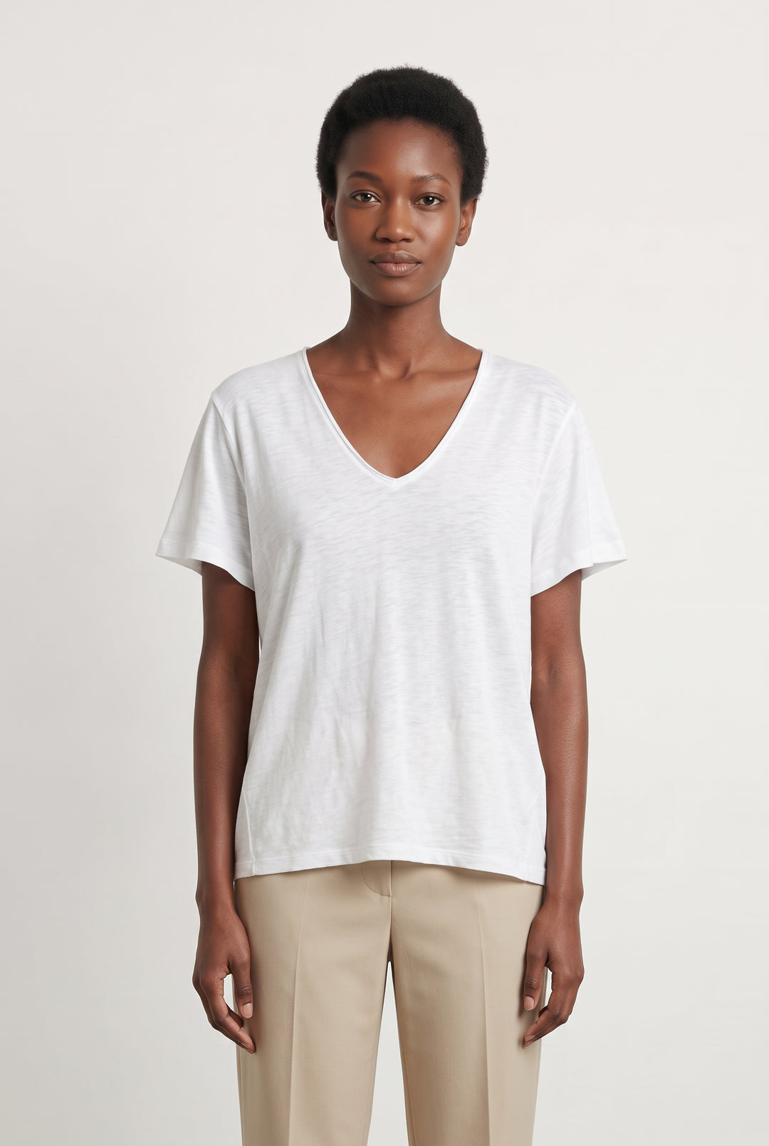 Tee-shirt Blanc - Taille M/38 de la marque IKKS | PARAD120560 - Vendu par Paradigme - Image 1