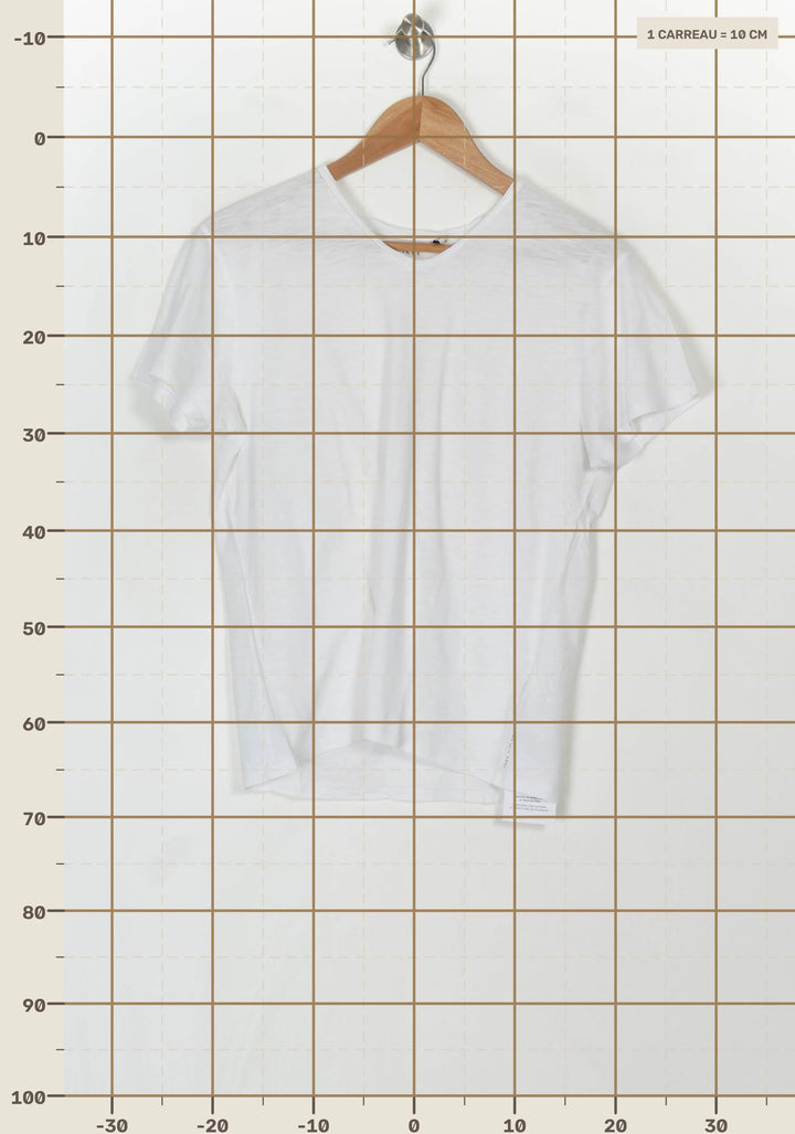 Tee-shirt Blanc - Taille M/38 de la marque IKKS | PARAD120560 - Vendu par Paradigme - Image 4