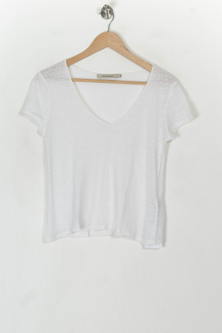 Tee-shirt Blanc - Taille XS/34 de la marque La Fée Maraboutée | PARAD120561 - Vendu par Paradigme - Image 2