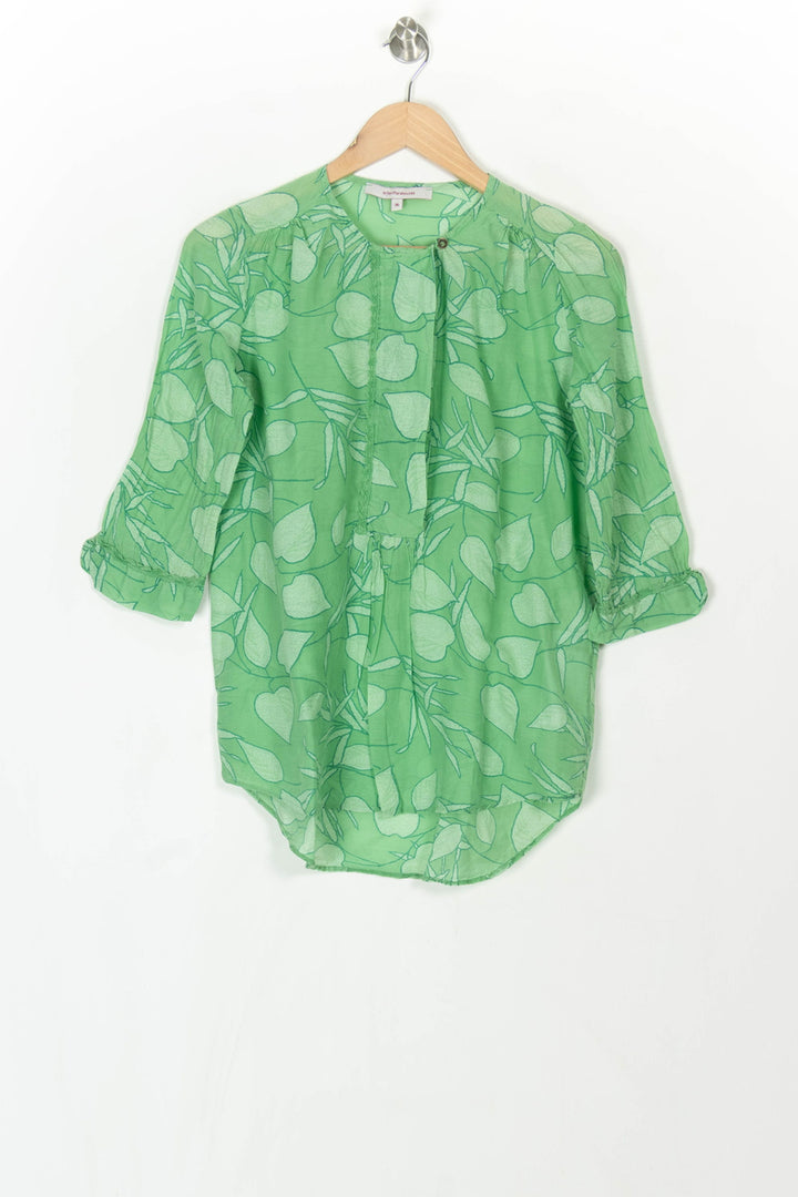 Blouse Verte - Taille S/36 de la marque La Fée Maraboutée | PARAD120562 - Vendu par Paradigme - Image 2