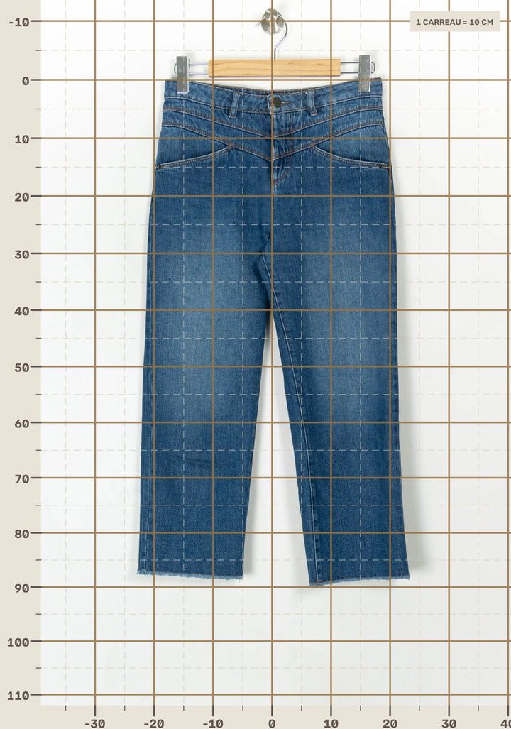 Jean Bleu - Taille S/36 de la marque One Step | PARAD120564 - Vendu par Paradigme - Image 4