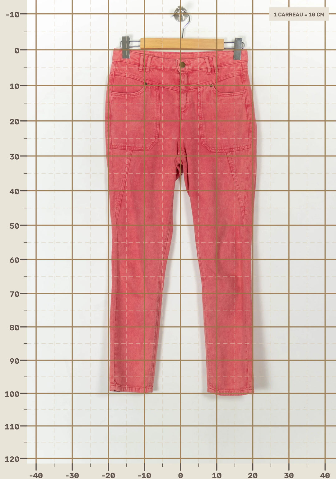 Jean Rose - Taille S/36 de la marque One Step | PARAD120565 - Vendu par Paradigme - Image 4