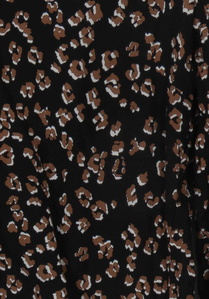 Blouse Noire et Marron - Taille M/38 de la marque La Fée Maraboutée | PARAD120567 - Vendu par Paradigme - Image 3
