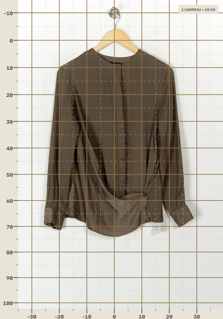 Blouse Verte - Taille M/38 de la marque IKKS | PARAD120570 - Vendu par Paradigme - Image 4