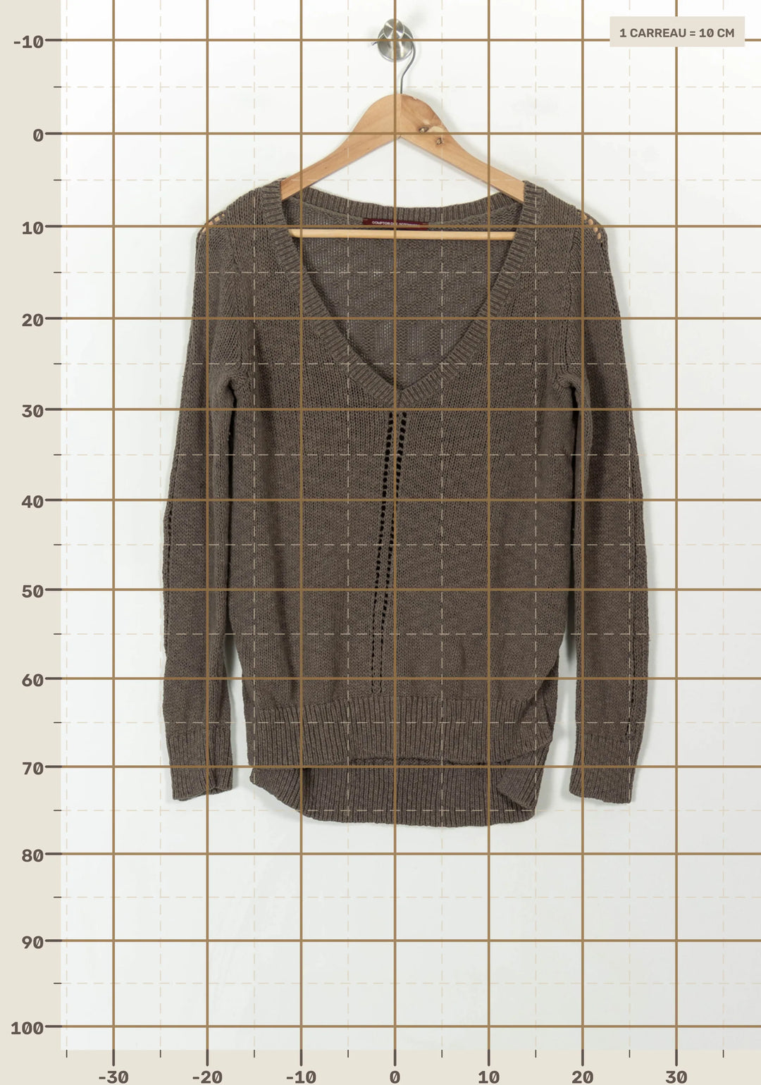 Pull Gris - Taille S/36 de la marque Comptoir des Cotonniers | PARAD120577 - Vendu par Paradigme - Image 4