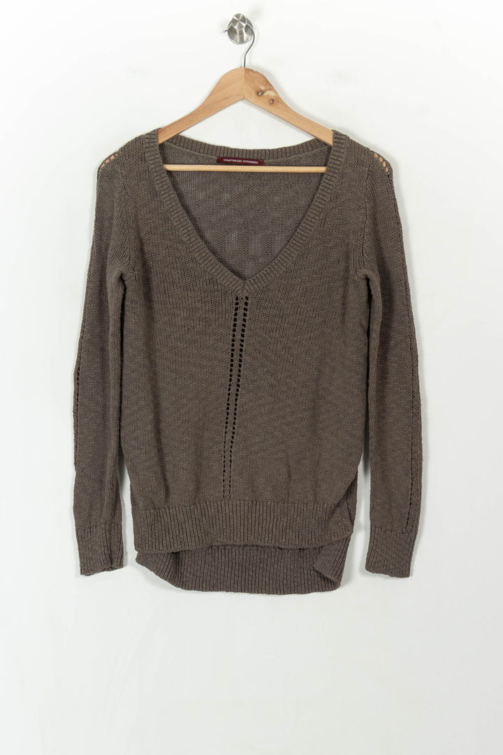Pull Gris - Taille S/36 de la marque Comptoir des Cotonniers | PARAD120577 - Vendu par Paradigme - Image 2
